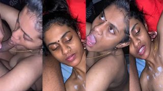 Desi Mallu Wife Blowjob – Licking Dick Riding Mms